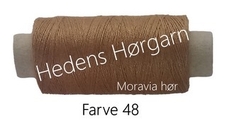 Moravia Hør 50/4 farve 48 Gulbrun